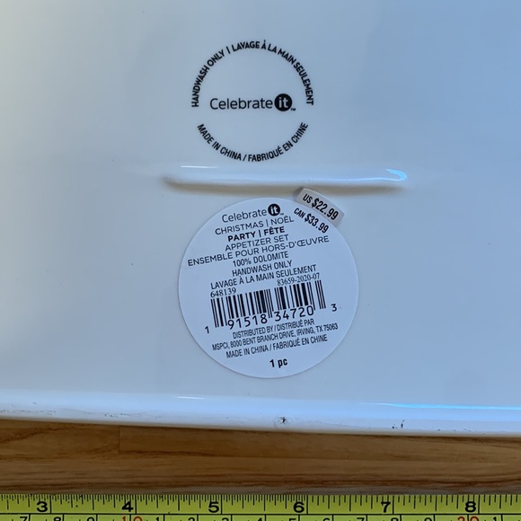 NWOT Christmas platter and bowl set,$23 - Picture 5 of 5